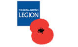 Royal British Legion logo with poppy